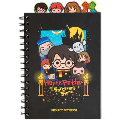Harry Potter A5-kierrekannettava 160 sivua koristeluokkauslehdillä Harry Potter A5-kierrekannettava 160 sivua koristeluokkauslehdillä