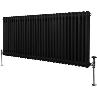 Monstershop Perinteinen 2-pylväinen patteri - 600 x 1462 mm - musta Monstershop Perinteinen 2-pylväinen patteri - 600 x 1462 mm - musta