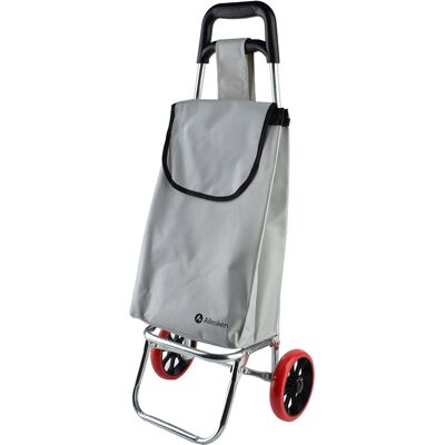 MONDEX Ostoskärry metalli Allesken Marid Grey 35x26x85,5 harmaa 1pc MONDEX Ostoskärry metalli Allesken Marid Grey 35x26x85,5 harmaa 1pc