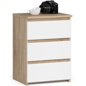 Akord Alakaappi Sonoma-tammi/Valkoinen, moderni tyyli 40x35x57 Akord Alakaappi Sonoma-tammi/Valkoinen, moderni tyyli 40x35x57