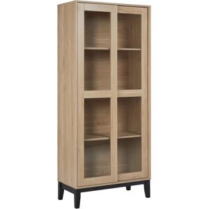 Beliani Lasivitriini RUMSON 80 cm Vaaleanruskea Beliani Lasivitriini RUMSON 80 cm Vaaleanruskea