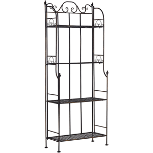 Beliani Hylly ISERNIA metalli 61 cm 29 cm Musta Beliani Hylly ISERNIA metalli 61 cm 29 cm Musta