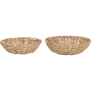 Beliani 2 kappaletta koristekulhoja - Vesihyasintti - Moderni kotiaccessoire Beliani 2 kappaletta koristekulhoja - Vesihyasintti - Moderni kotiaccessoire