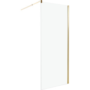 Beliani Suihkuseinä AHAUS 80 x 190 cm Kulta Beliani Suihkuseinä AHAUS 80 x 190 cm Kulta