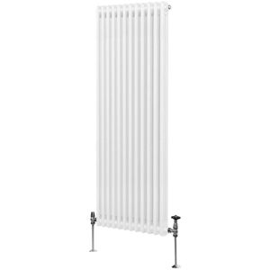 Monstershop Perinteinen 2-pylväinen patteri - 1800 x 562 mm - valkoinen Monstershop Perinteinen 2-pylväinen patteri - 1800 x 562 mm - valkoinen