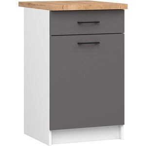 Akord S50 Keittiökaappi - Harmaa Grafiitti - 50cm Akord S50 Keittiökaappi - Harmaa Grafiitti - 50cm