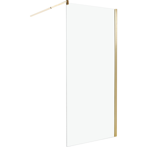 Beliani Suihkuseinä AHAUS 90 x 190 cm Kulta Beliani Suihkuseinä AHAUS 90 x 190 cm Kulta