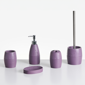 Beliani Kylpyhuonesetti 5 osaa YARAPA Purppura Beliani Kylpyhuonesetti 5 osaa YARAPA Purppura