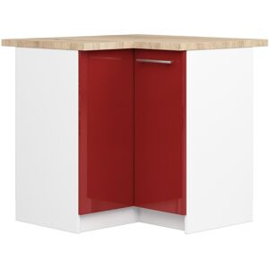 Akord Oliwia Alakaappi Valkoinen/Punainen Korkeakiilto 90x46x85 Akord Oliwia Alakaappi Valkoinen/Punainen Korkeakiilto 90x46x85