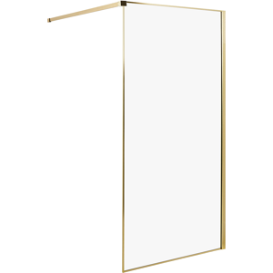 Beliani Suihkuseinä WASPAM 100 x 190 cm Kulta Beliani Suihkuseinä WASPAM 100 x 190 cm Kulta