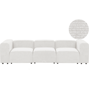 Beliani Falsterbo Valkoinen Modulaarinen Sohva - Sohva Beliani Falsterbo Valkoinen Modulaarinen Sohva - Sohva