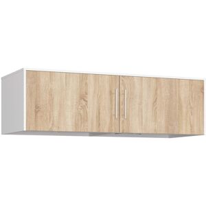 Akord Kaapin yläosa Valkoinen/Tammi Sonoma 150x60x45 Akord Kaapin yläosa Valkoinen/Tammi Sonoma 150x60x45