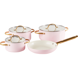 Pastel Pink 7-osainen keittoastiasarja - Keittoastiasarja Pastel Pink 7-osainen keittoastiasarja - Keittoastiasarja