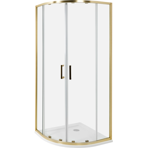 Beliani Suihkunurkka JUKATAN 80 x 80 x 185 cm Kulta Beliani Suihkunurkka JUKATAN 80 x 80 x 185 cm Kulta