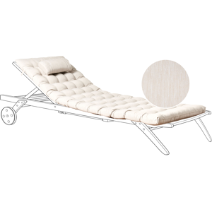 Beliani Aurinkotuolin pehmuste CESANA PREMIUM Vaaleanbeige Beliani Aurinkotuolin pehmuste CESANA PREMIUM Vaaleanbeige