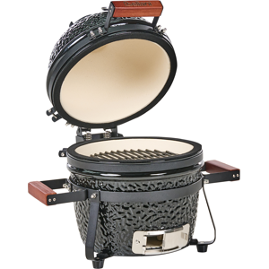 Beliani Minihiiligrilli KAMADO keramiikka Musta Beliani Minihiiligrilli KAMADO keramiikka Musta