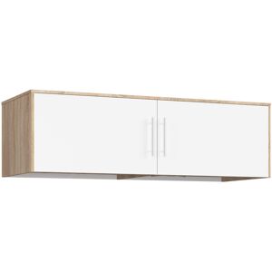 Akord Kaapin yläosa Tammi Sonoma/Valkoinen 150x60x45 Akord Kaapin yläosa Tammi Sonoma/Valkoinen 150x60x45