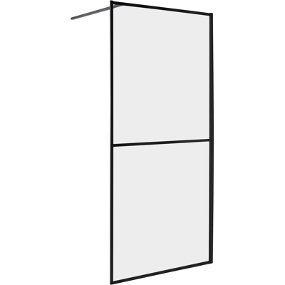 Beliani Suihkuseinä ACULEO 90 x 195 cm Musta Beliani Suihkuseinä ACULEO 90 x 195 cm Musta