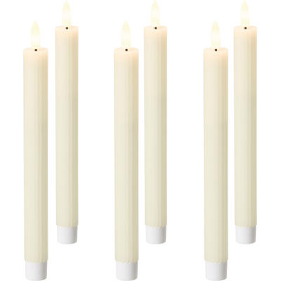 Beliani LED-kynttiläsetti 6 kpl SAPHIR 24 cm Luonnonvalkoinen Beliani LED-kynttiläsetti 6 kpl SAPHIR 24 cm Luonnonvalkoinen