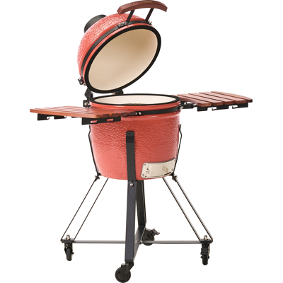 Beliani Hiiligrilli KAMADO keramiikka Punainen Beliani Hiiligrilli KAMADO keramiikka Punainen