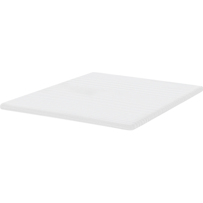 BELIANI Memory Foam Patjapäällyste - 160x200 cm - Valkoinen BELIANI Memory Foam Patjapäällyste - 160x200 cm - Valkoinen