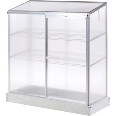 Beliani Parvekekasvihuone LECCE Hopea 59 cm Beliani Parvekekasvihuone LECCE Hopea 59 cm