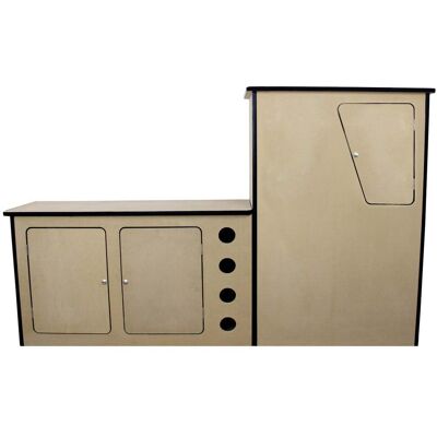 Monstershop MDF-keittiökaappi matkailuautosta Monstershop MDF-keittiökaappi matkailuautosta