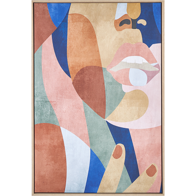 Beliani Canvas-taulu BITETTO Naisellinen aihe 63 x 99 cm Monivärinen Beliani Canvas-taulu BITETTO Naisellinen aihe 63 x 99 cm Monivärinen