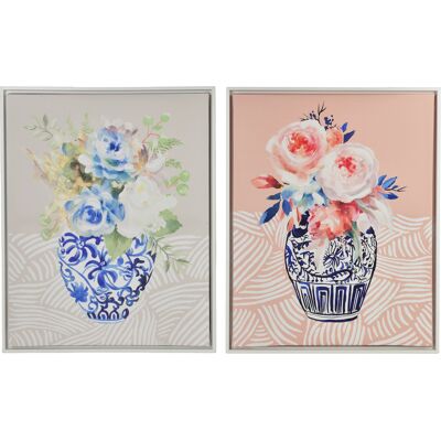 MONDEX Taulusetti kangas Inga Inga 40x50 vaaleanpunainen sininen 2kpl MONDEX Taulusetti kangas Inga Inga 40x50 vaaleanpunainen sininen 2kpl