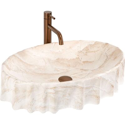 REA Malja-allas Aurelia Reno Beige, 60X40X14CM REA Malja-allas Aurelia Reno Beige, 60X40X14CM