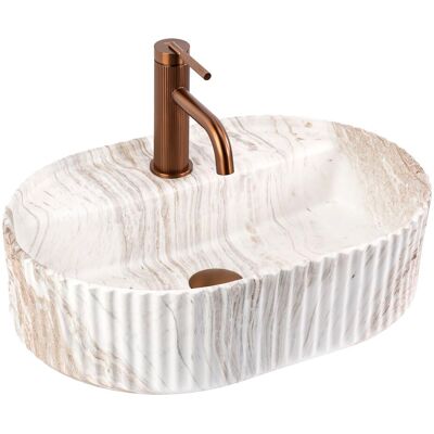 REA Malja-allas Marcela 50 Kallisto Beige, 50X36X13,5CM REA Malja-allas Marcela 50 Kallisto Beige, 50X36X13,5CM