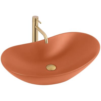 REA Malja-allas Royal Cinnamon Matt Oranssi, 61,5X35,5X15,5CM REA Malja-allas Royal Cinnamon Matt Oranssi, 61,5X35,5X15,5CM