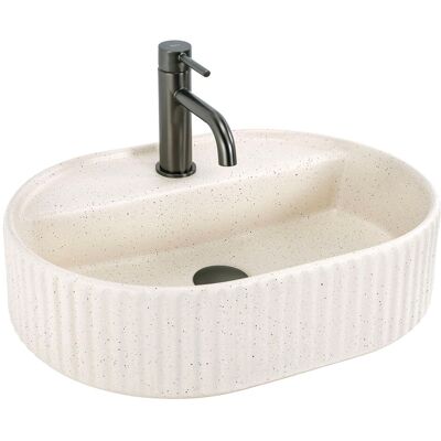 REA Malja-allas Marcela 50 Vanilla Beige, 50X35,5X13,5CM REA Malja-allas Marcela 50 Vanilla Beige, 50X35,5X13,5CM