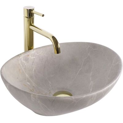 REA Malja-allas SOFIA mattabeige, 41X34,5X15CM REA Malja-allas SOFIA mattabeige, 41X34,5X15CM