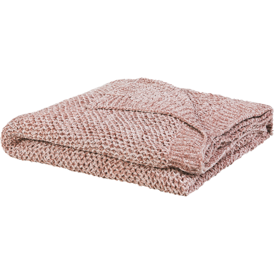 Beliani vaaleanpunainen chenille-peitto - 150x200 cm Makuuhuone ja Olohuone Beliani vaaleanpunainen chenille-peitto - 150x200 cm Makuuhuone ja Olohuone