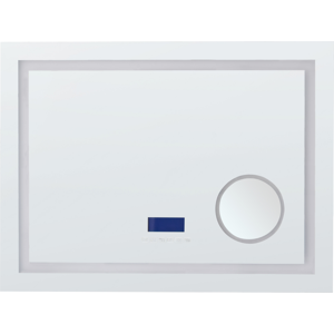 Beliani - Moderni kylpyhuonepeili LED Bluetooth 60x80cm - Neliö Beliani - Moderni kylpyhuonepeili LED Bluetooth 60x80cm - Neliö