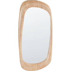 Beliani Seinäpeili TRIZAY 57 cm 120 cm puu Ruskea Beliani Seinäpeili TRIZAY 57 cm 120 cm puu Ruskea