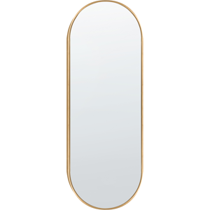 Beliani Seinäpeili AZEVILLE 46 cm 122 cm metalli Kulta Beliani Seinäpeili AZEVILLE 46 cm 122 cm metalli Kulta