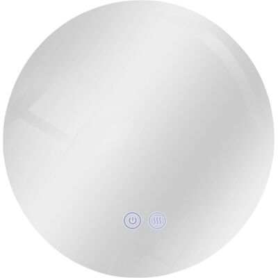 NETTLIFEKylpyhuoneen, peili Valaistuksella, Pyöreä, 50cm Kylpyhuoneen, peili, LED - seinäpeili Kosketustoiminnolla NETTLIFEKylpyhuoneen, peili Valaistuksella, Pyöreä, 50cm Kylpyhuoneen, peili, LED - seinäpeili Kosketustoiminnolla