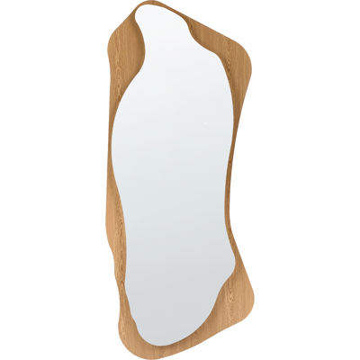 Beliani Seinäpeili LAMBLORE 58 cm 171 cm Vaaleanruskea LED-valo Beliani Seinäpeili LAMBLORE 58 cm 171 cm Vaaleanruskea LED-valo