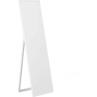 Beliani Valkoinen Neliönmuotoinen Seisova Peili - 40x140 cm - Seisova Peili Beliani Valkoinen Neliönmuotoinen Seisova Peili - 40x140 cm - Seisova Peili