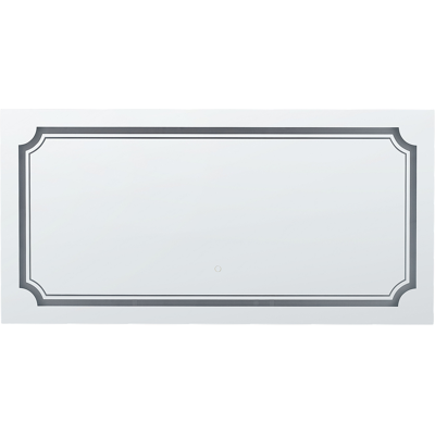 Beliani Kylpyhuoneen LED-peili ARROMACHNES 120 cm 60 cm Hopea Beliani Kylpyhuoneen LED-peili ARROMACHNES 120 cm 60 cm Hopea