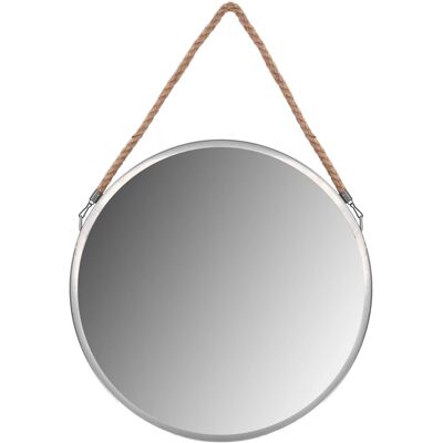 Hopeinen pyöreä seinäpeili - 40cm - Peili Hopeinen pyöreä seinäpeili - 40cm - Peili