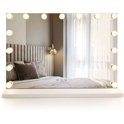 REA peili Hollywood 80x60 Valkoinen, 80x62x14cm REA peili Hollywood 80x60 Valkoinen, 80x62x14cm