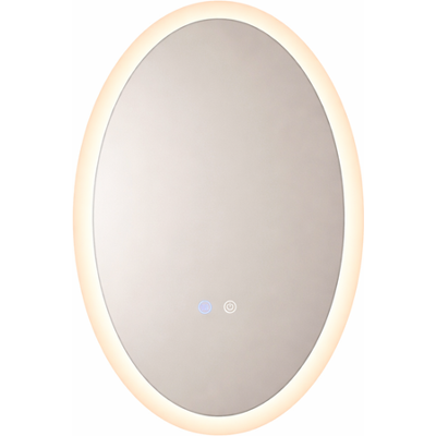 NETTLIFE Soikea LED-kylpyhuoneen peili 60x80cm, Kosketusohjaus, Huurtumaton, Himmennettävä 3000-6500K, IP44 Seinäpeili NETTLIFE Soikea LED-kylpyhuoneen peili 60x80cm, Kosketusohjaus, Huurtumaton, Himmennettävä 3000-6500K, IP44 Seinäpeili