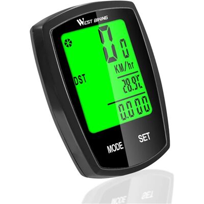 West biking Mittari pyörä digitaalinen LED ja nopeus ja chronomètre West biking Mittari pyörä digitaalinen LED ja nopeus ja chronomètre