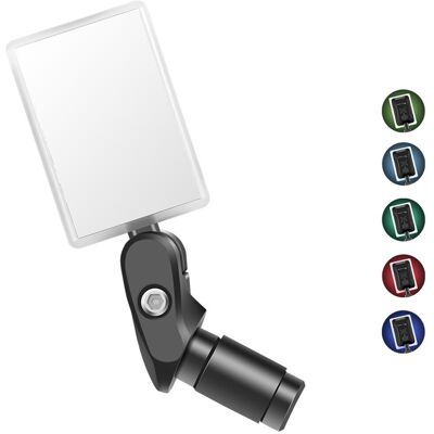 West biking Taustapeili ohjaustanko pyörä USB ladattava ja LED sisäänrakennettu West biking Taustapeili ohjaustanko pyörä USB ladattava ja LED sisäänrakennettu