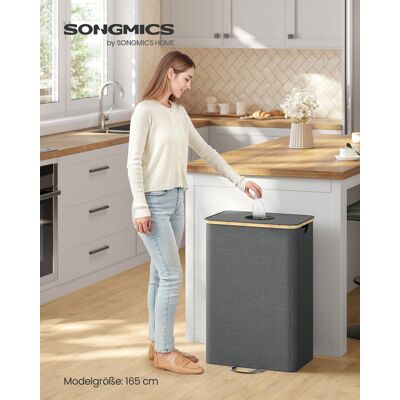Songmics lajitteluastia, harmaa/luonnonbeige, URRB509G01 Songmics lajitteluastia, harmaa/luonnonbeige, URRB509G01