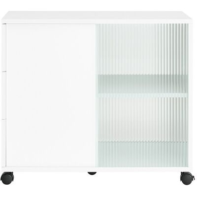 SoBuy Pyörällinen - kestävä metallirunko, täydellinen sisä- ja ulkokäyttöön, sääsuojattu design SoBuy Pyörällinen - kestävä metallirunko, täydellinen sisä- ja ulkokäyttöön, sääsuojattu design
