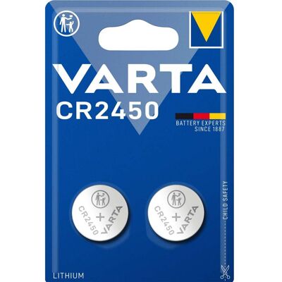 Varta CR2450 3V litium-nappiparisto 2 kpl Varta CR2450 3V litium-nappiparisto 2 kpl